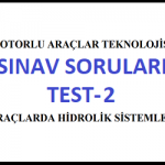 araçlarda hidrolik sistemler
