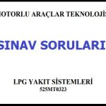 LPG yakıt sistemleri