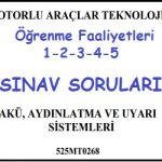 akü aydınlatma ve uyarı sistemleri