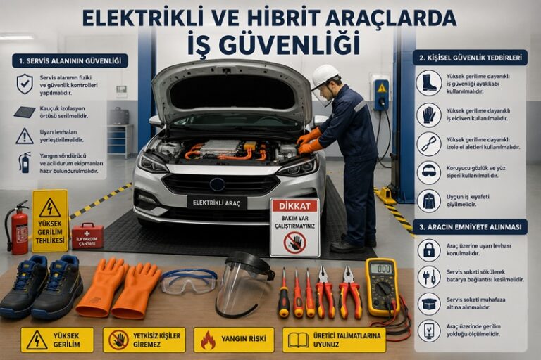 Elektrikli ve Hibrit Araçlarda İş Güvenliği