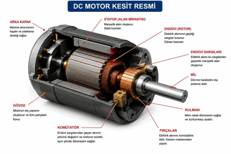 Doğru Akım Motorları (DC Motorlar)