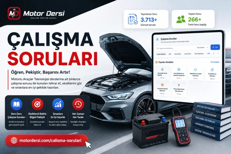 Motor Dersleri Çalışma Soruları