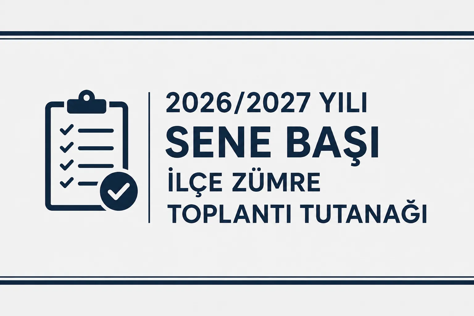 İlçe Zümre Toplantı Tutanağı