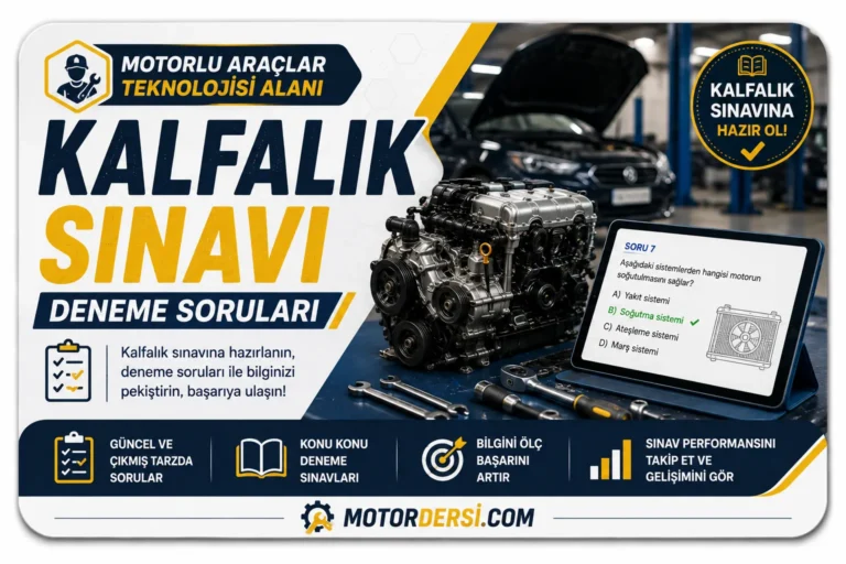 Kalfalık Sınav Soruları