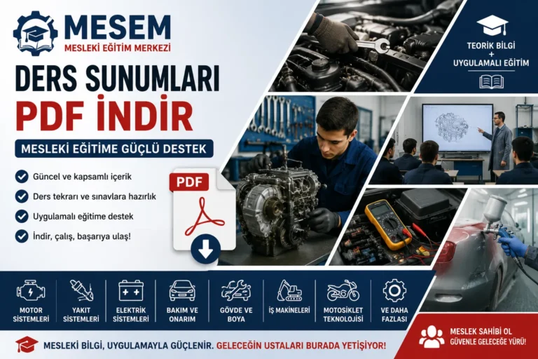 Mesleki Eğitim Merkezi Ders Sunumları