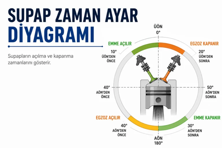 Supap zaman ayar diyagramı görseli animasyon sayfası