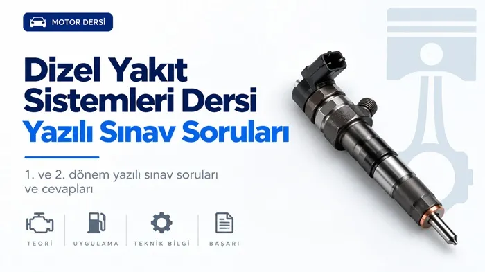 Dizel yakıt sistemleri sınav soruları indirme linki