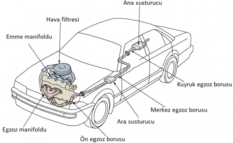 Motorlarda Egzoz Sistemleri