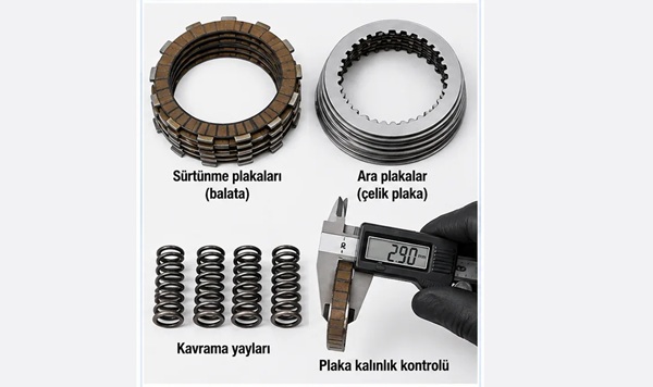 Motosiklet Kavrama Bakımı, Sökülmesi ve Ayarı