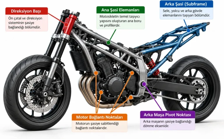 Motosiklet Şasisi Nedir? Çeşitleri ve Yapısı