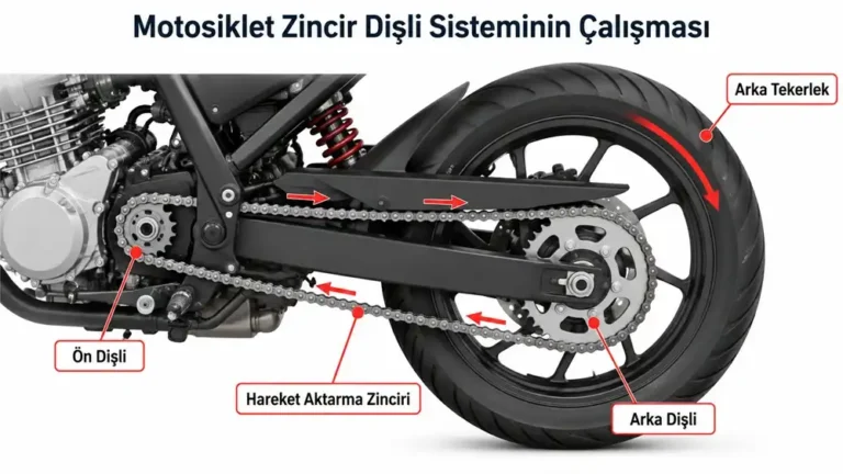 Motosiklet Zincir ve Dişli Sistemleri: Görevleri ve Çeşitleri