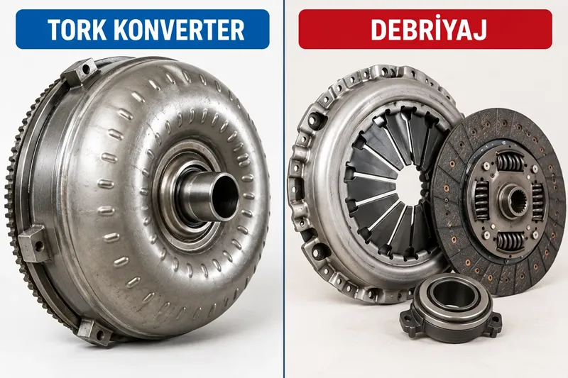 Tork konverter ile debriyaj arasındaki fark