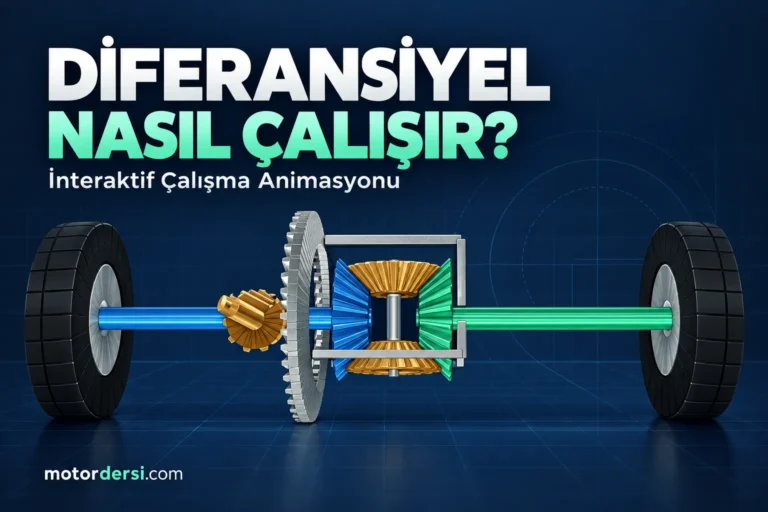 Diferansiyel Nasıl Çalışır? İnteraktif Diferansiyel Animasyonu