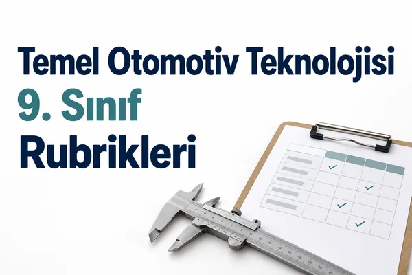 Temel Otomotiv Teknolojisi 9. Sınıf Rubrikleri