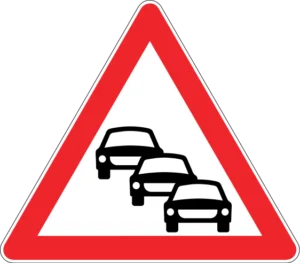 Trafik Sıkışıklığı trafik levhası
