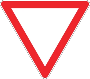 Yol Ver trafik levhası