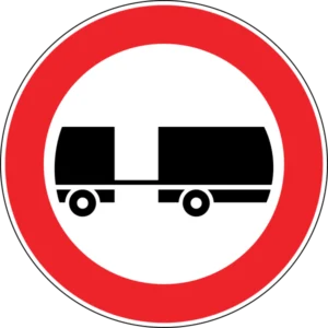 Treyler Giremez trafik levhası