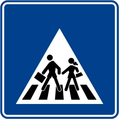 Okul Geçidi trafik levhası