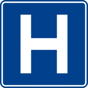 Hastane trafik levhası