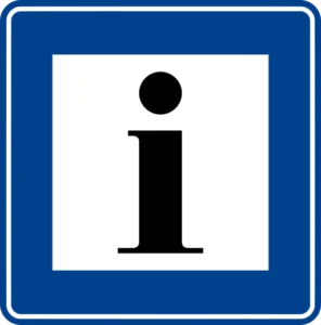 Turizm Danışma trafik levhası