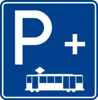 Tramvay Tesisli Park Yeri trafik levhası