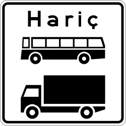 Taşıt Panelleri trafik levhası