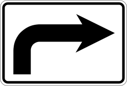 Yön Paneli trafik levhası